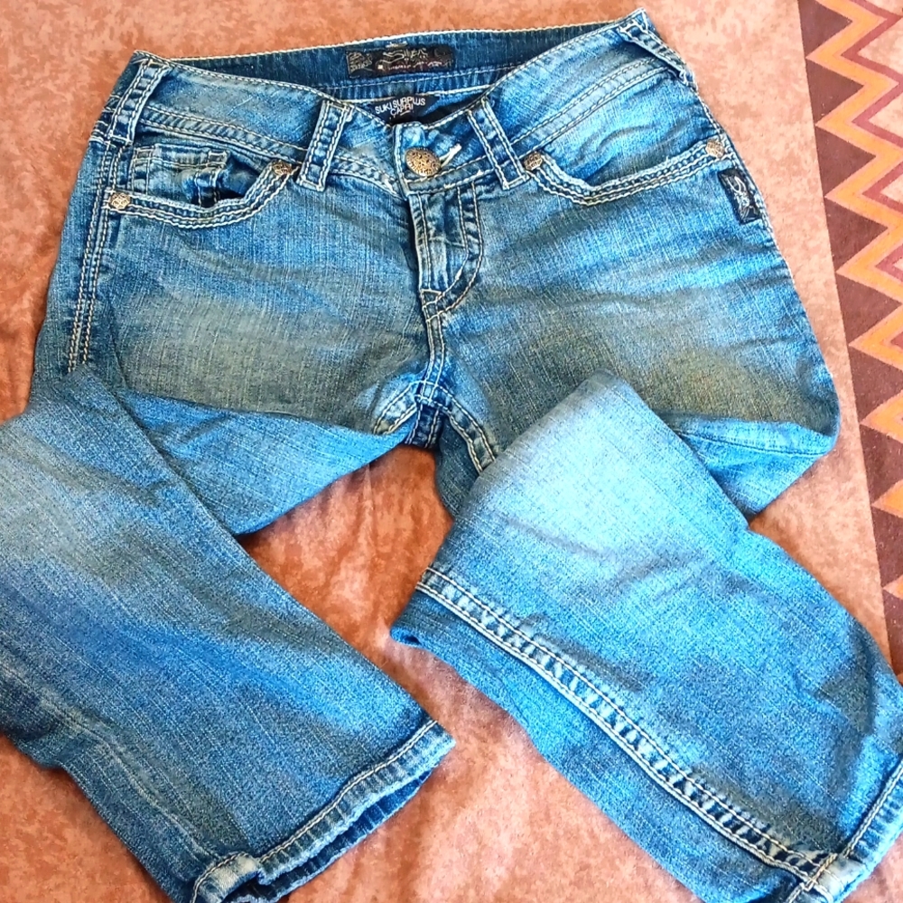 Silver jeans capris
